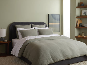 Organic Cloud Cotton Duvet Cover Set (Butter)