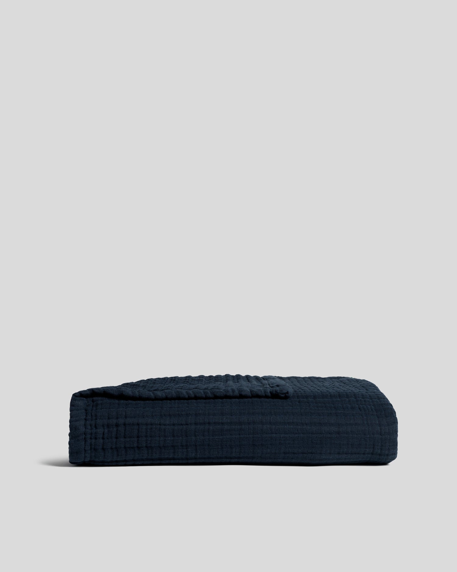 Cloud Linen Gauze Throw (Ink)