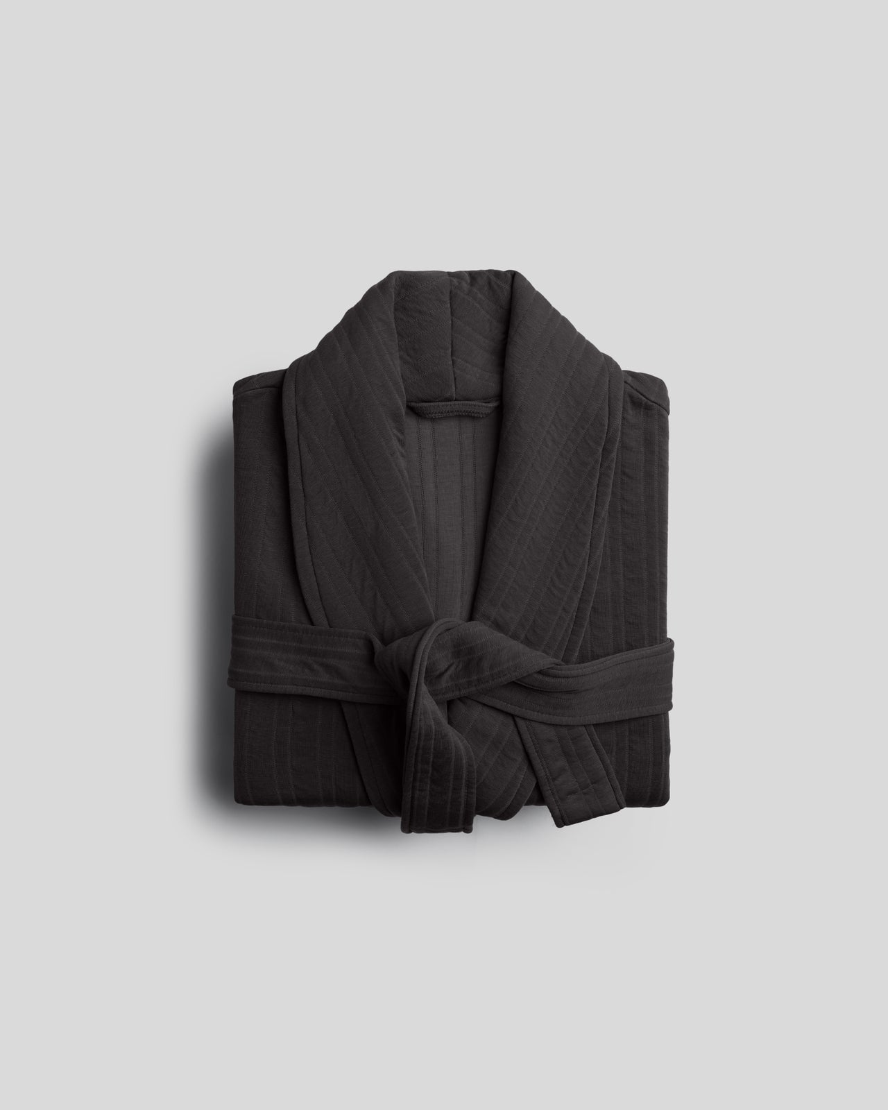 Cozy Knit Robe (Coal) - Coal / Medium