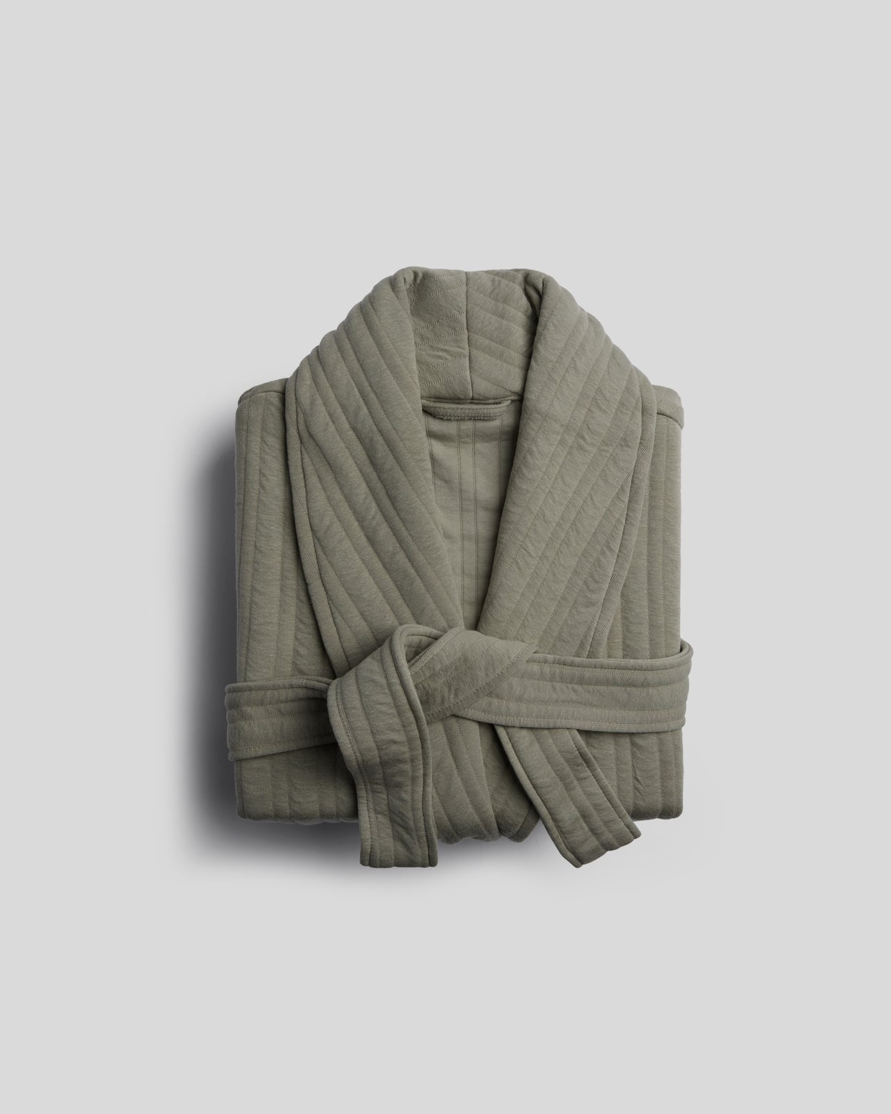 Cozy Knit Robe (Moss) - Moss / Small