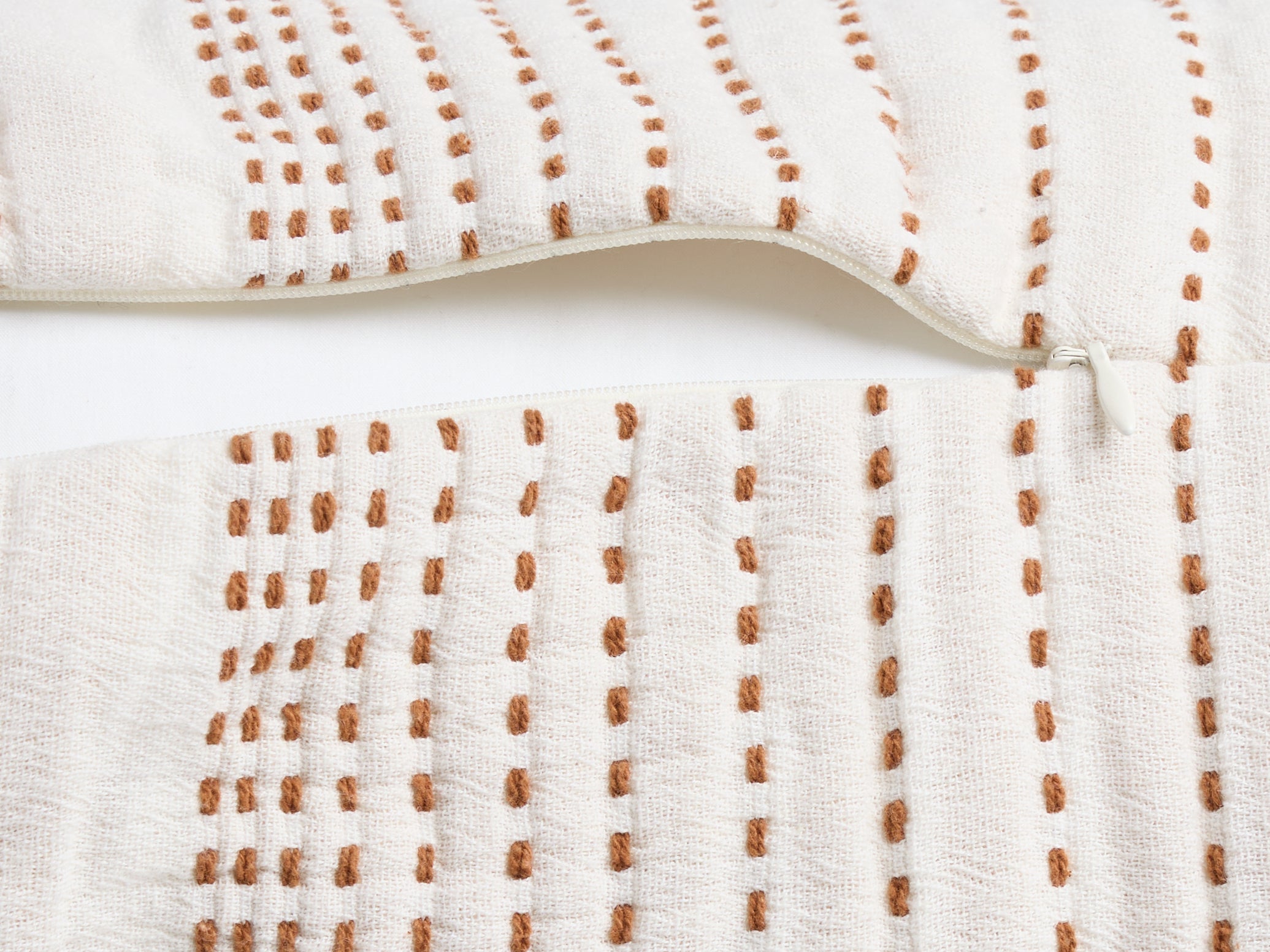 Hand Stitched Bolster Pillow Cover - Thumbnail 3