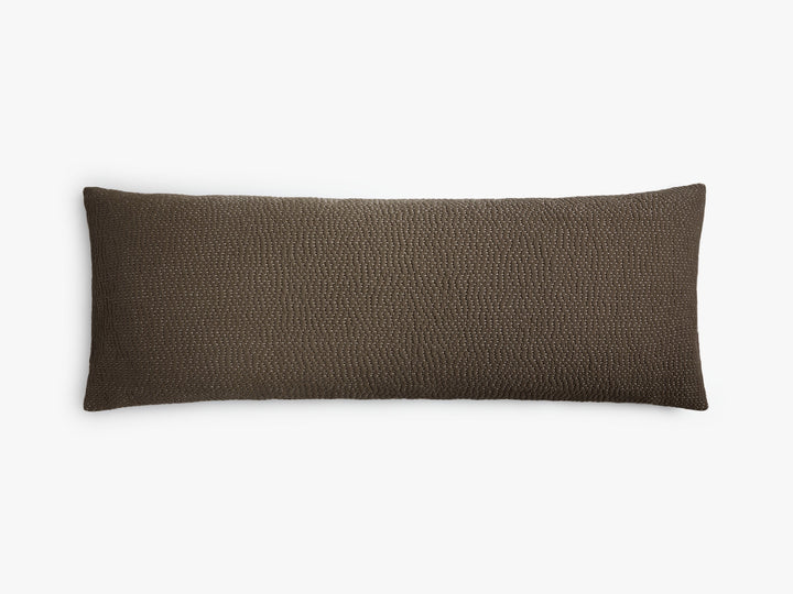 Hand Stitched Cotton Body Pillow Cover (Ash)