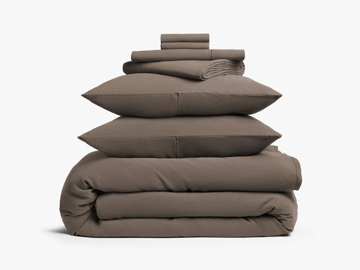 Heirloom TENCEL™ Linen Bundle - Warm Grey F/Q