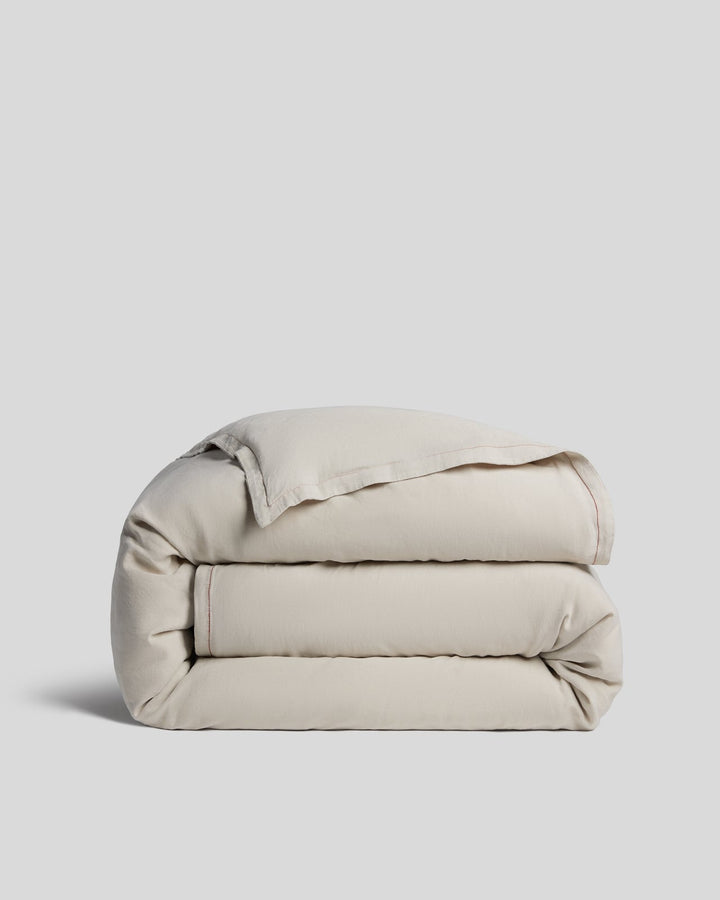 Linen Tencel Duvet Cover (Bone)