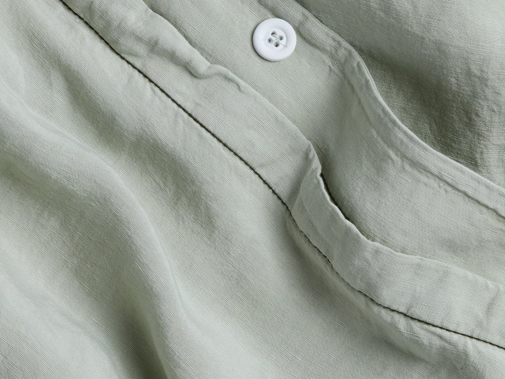 Heirloom TENCEL™ Linen Duvet Cover Set - Sage color