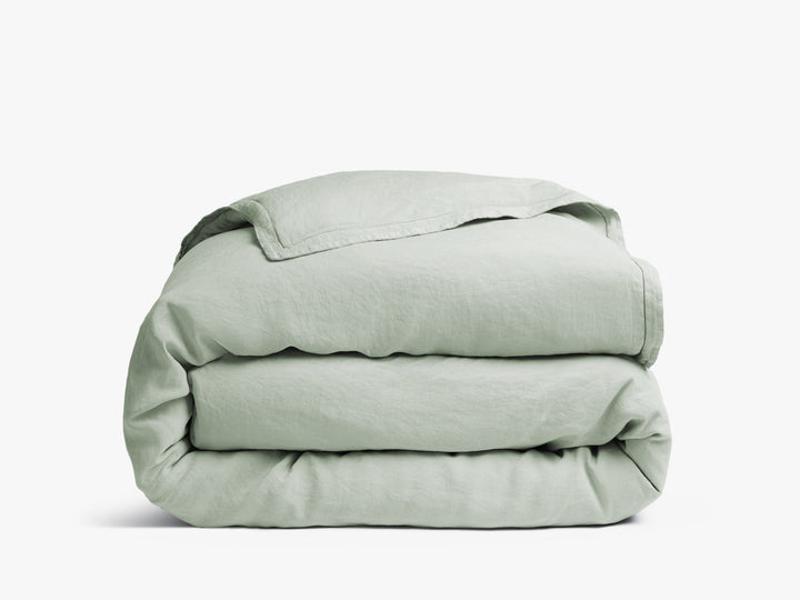 Heirloom TENCEL™ Linen Duvet Cover (Sage)