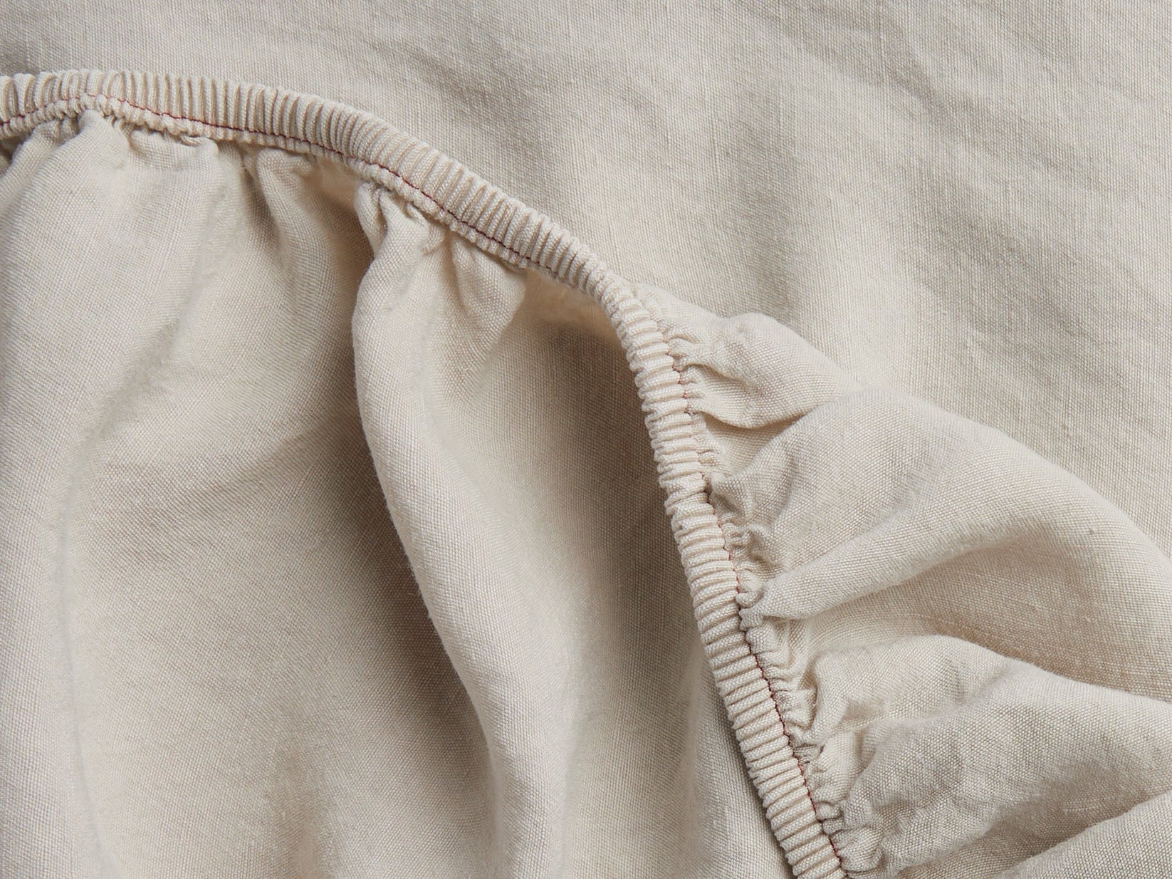 Heirloom TENCEL™ Linen Fitted Sheet - Bone color