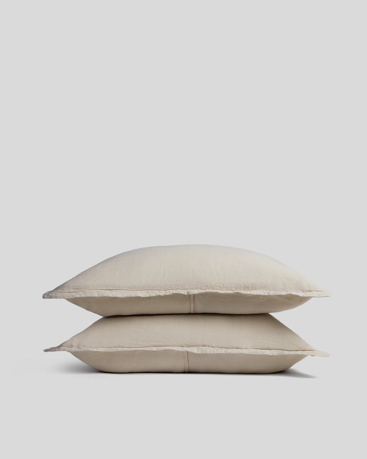 Linen Tencel Sham Set (Bone)