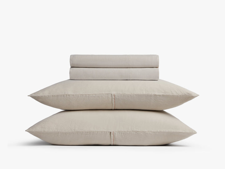 Heirloom TENCEL™ Linen Sheet Set - Bone K/CK
