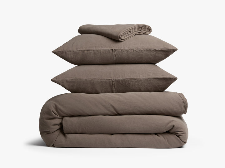 Heirloom TENCEL™ Linen Venice Set - Warm Grey F/Q