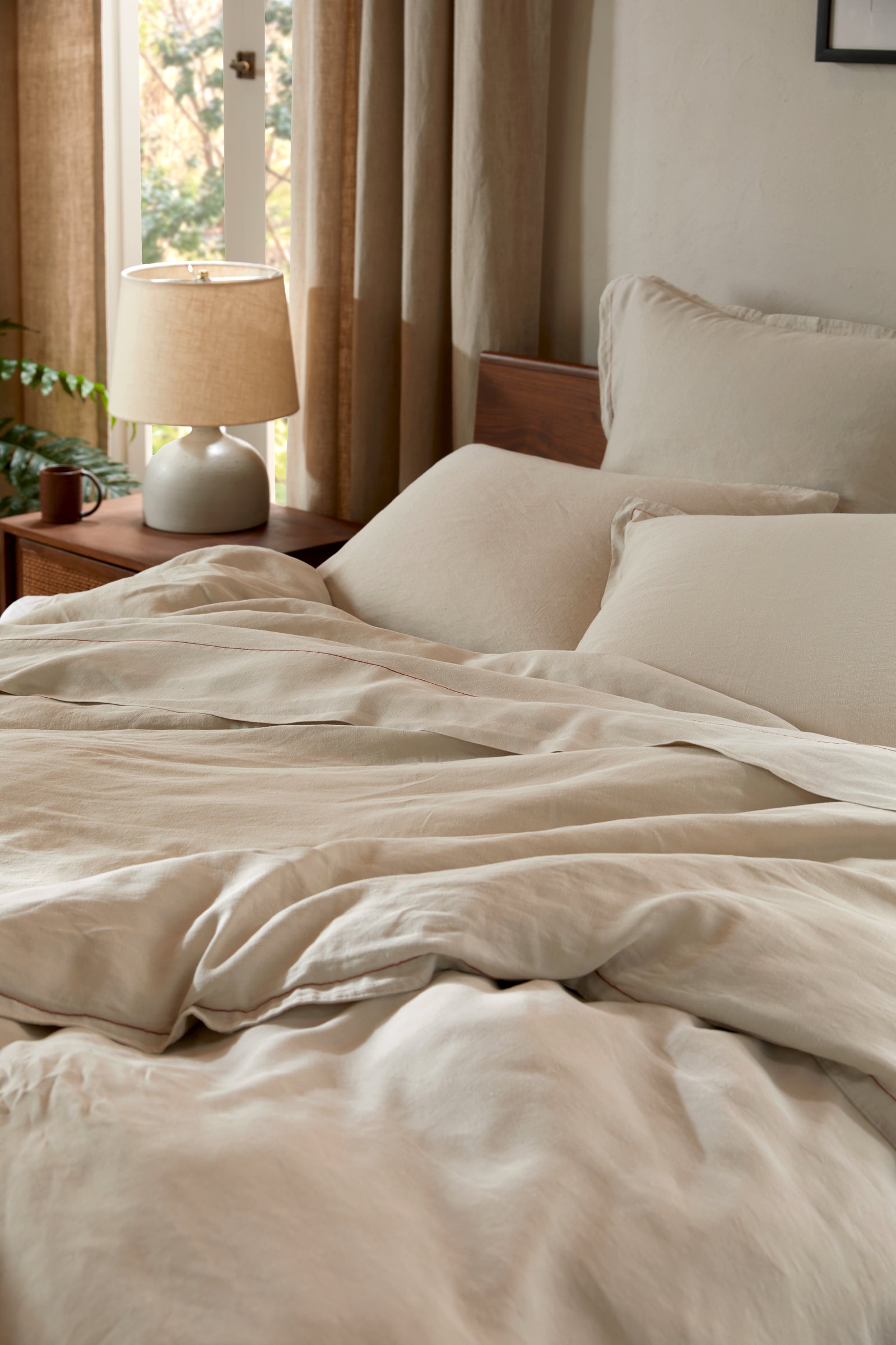 Heirloom Tencel Linen Duvet Cover Set - Thumbnail 5