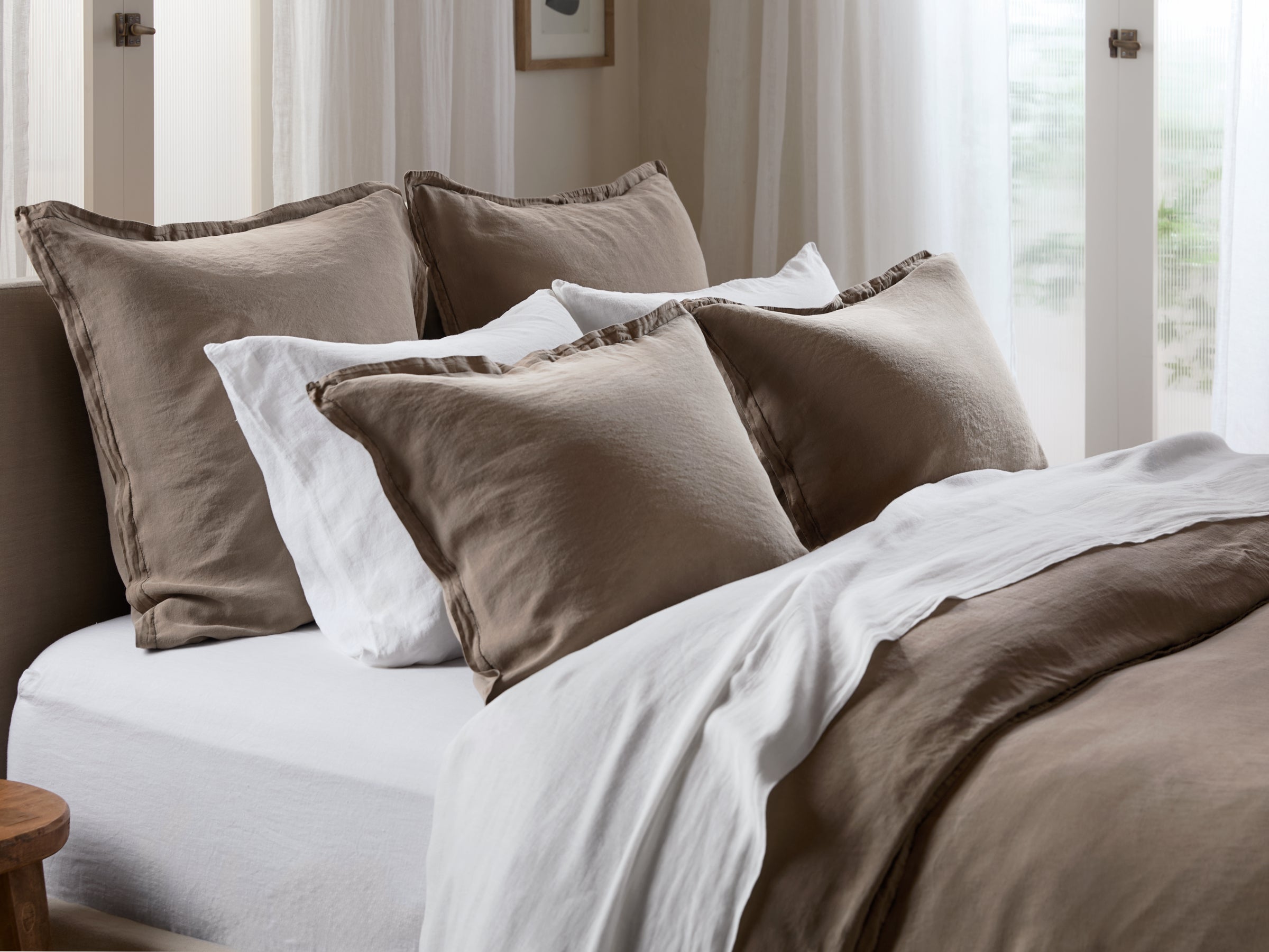 Linen Tencel Sham Set - Thumbnail 5