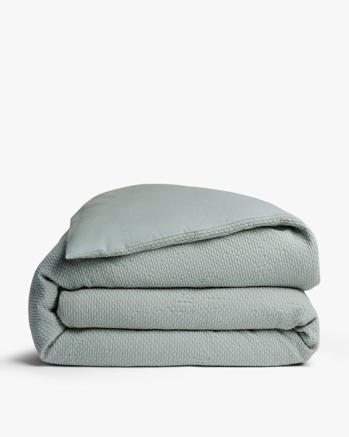 Lattice Cotton Duvet Cover (Spa)