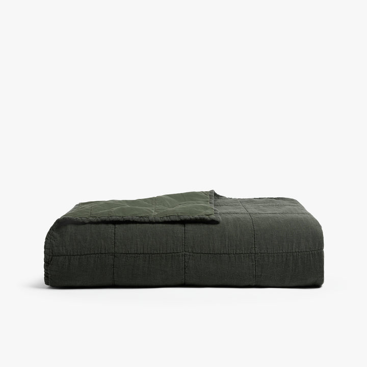 Linen Box Quilt (Evergreen)