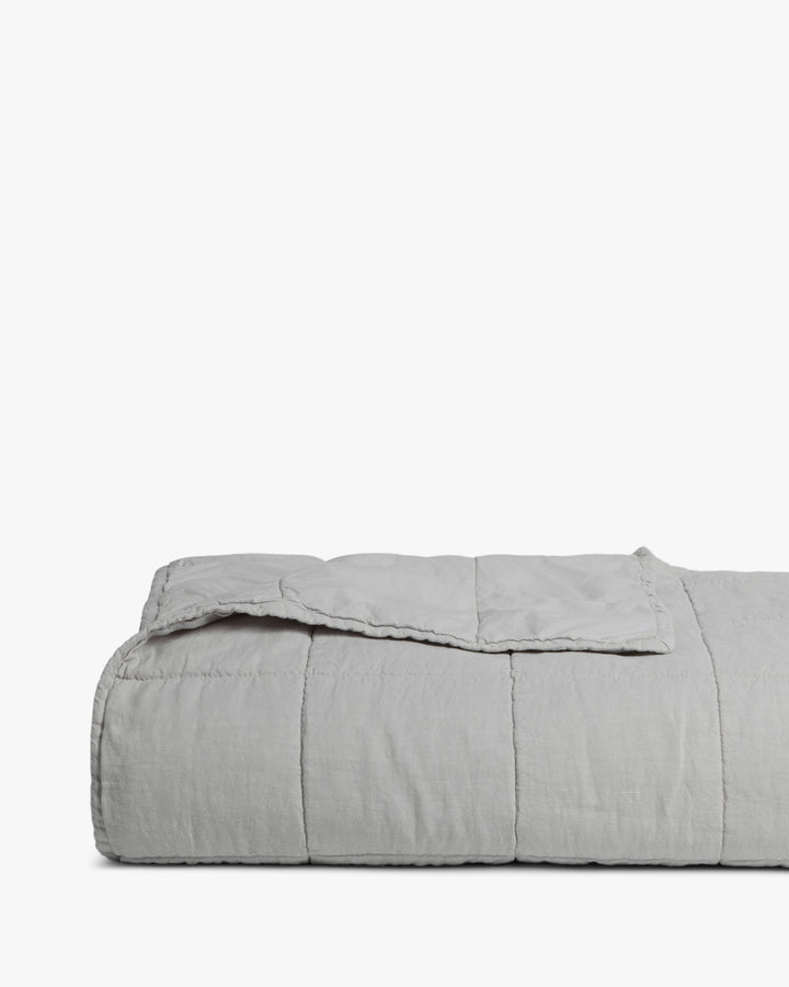 Linen Box Quilt (Fog)