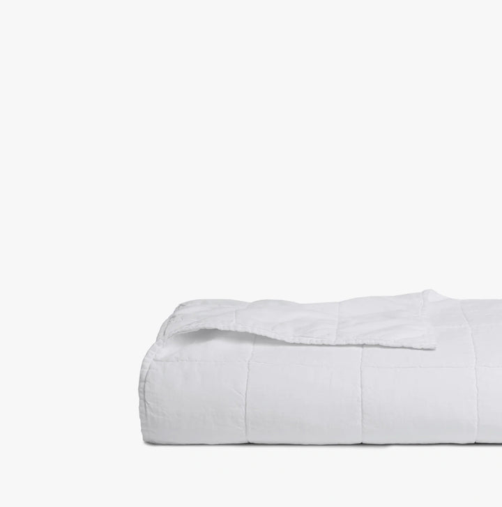 Linen Box Quilt (White)