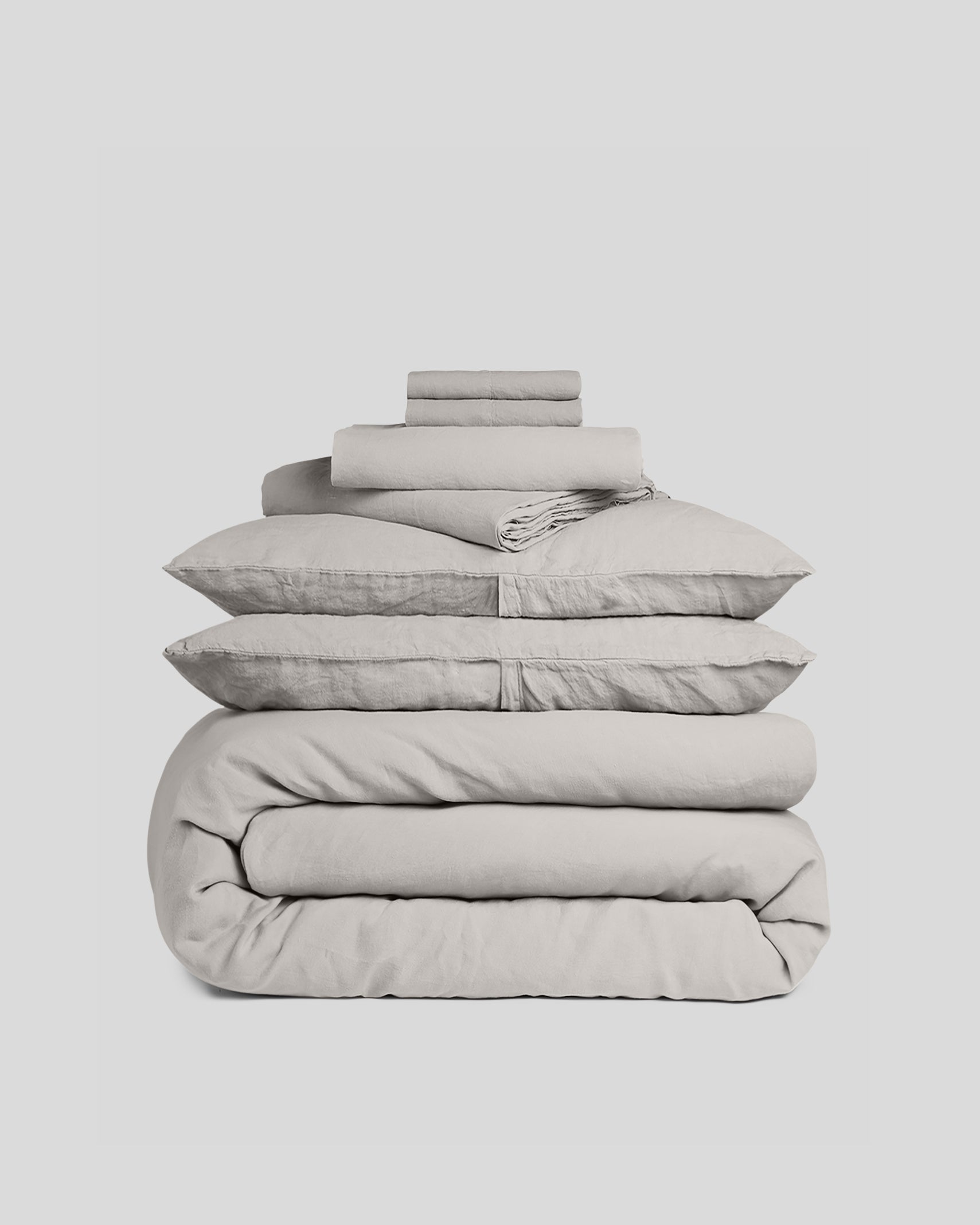 Linen Bundle - Dove (Queen)