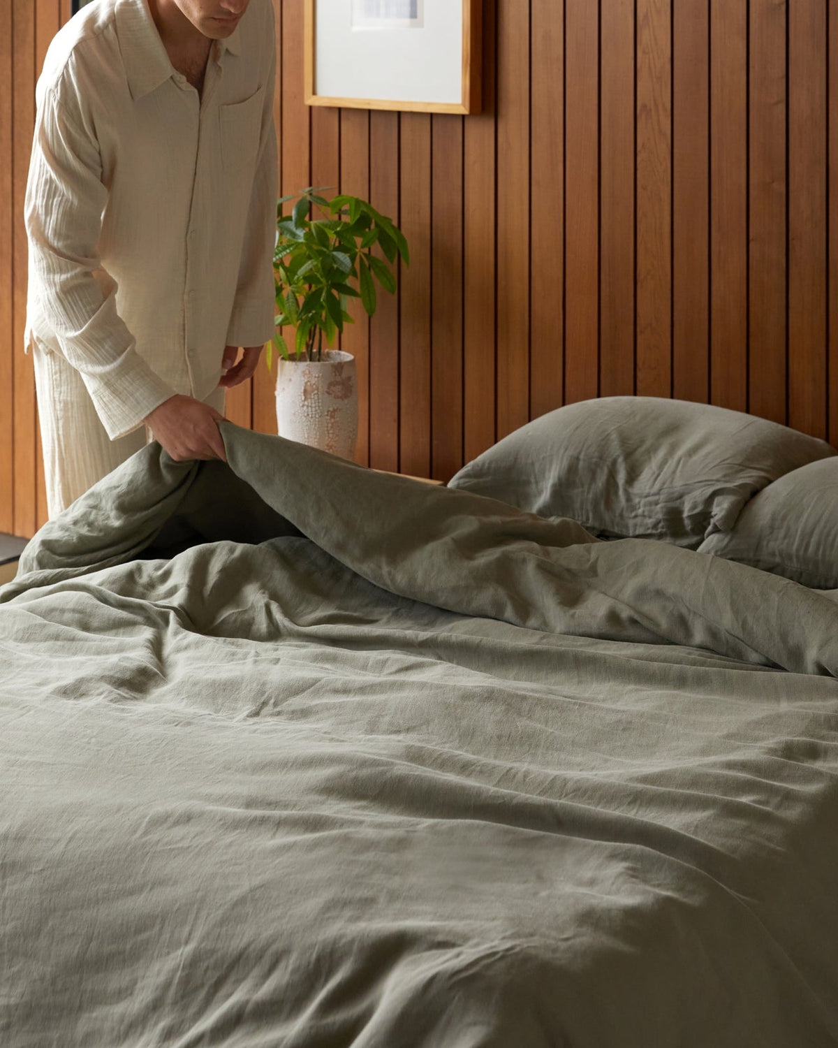 Parachute Linen Duvet Cover, King/California King
