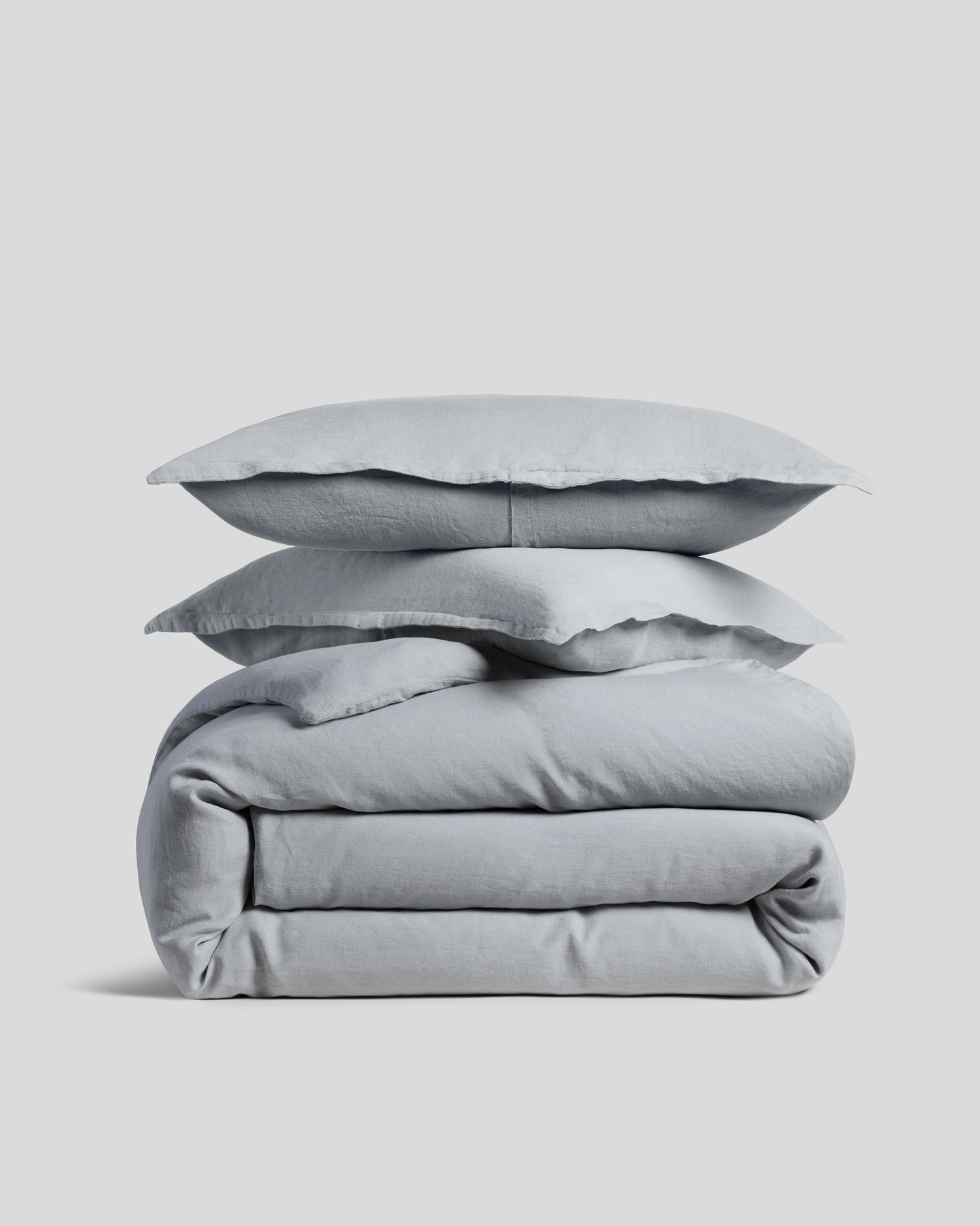 Linen Duvet Cover Set - Sky King