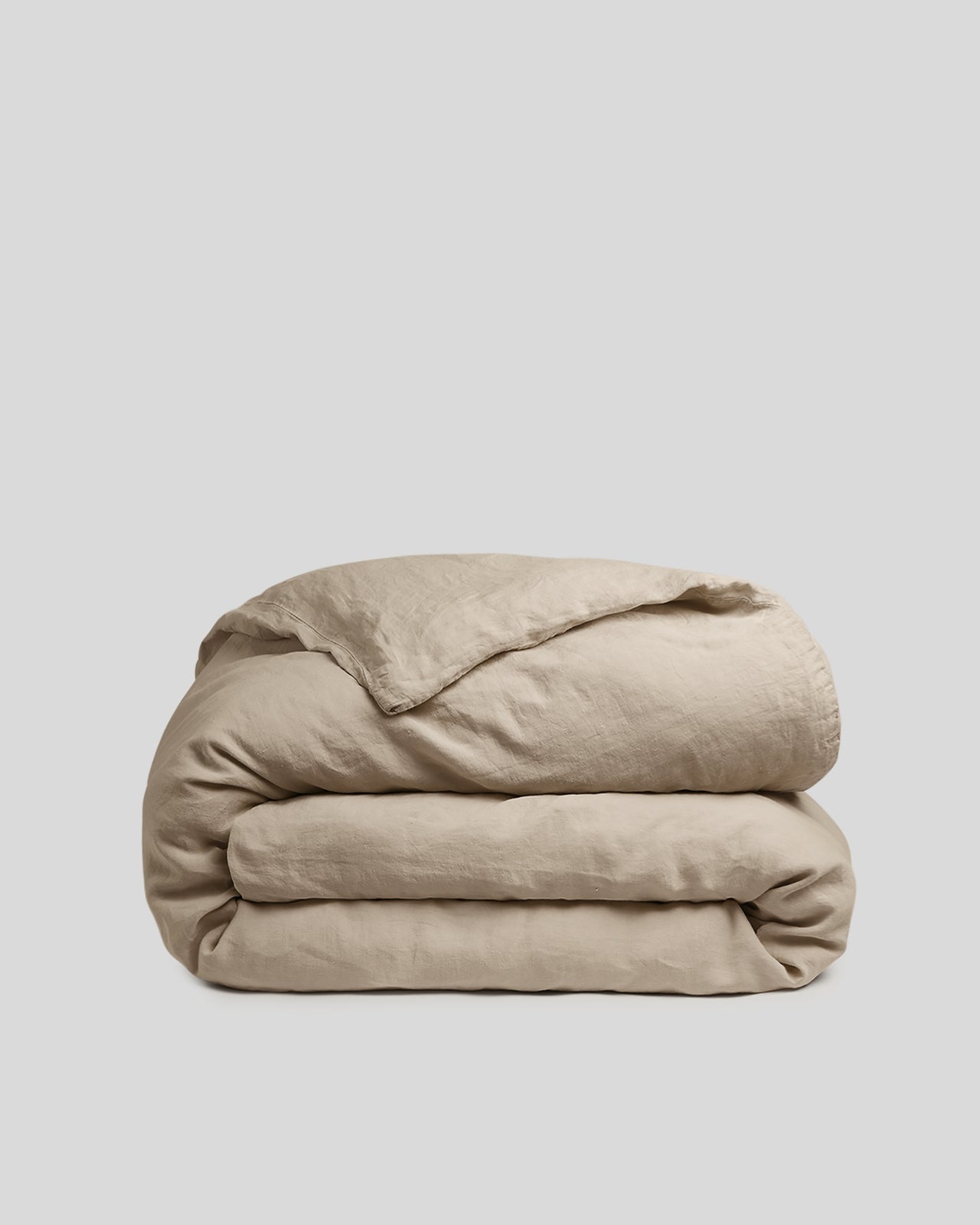 Linen Duvet Cover (Toast) - Queen