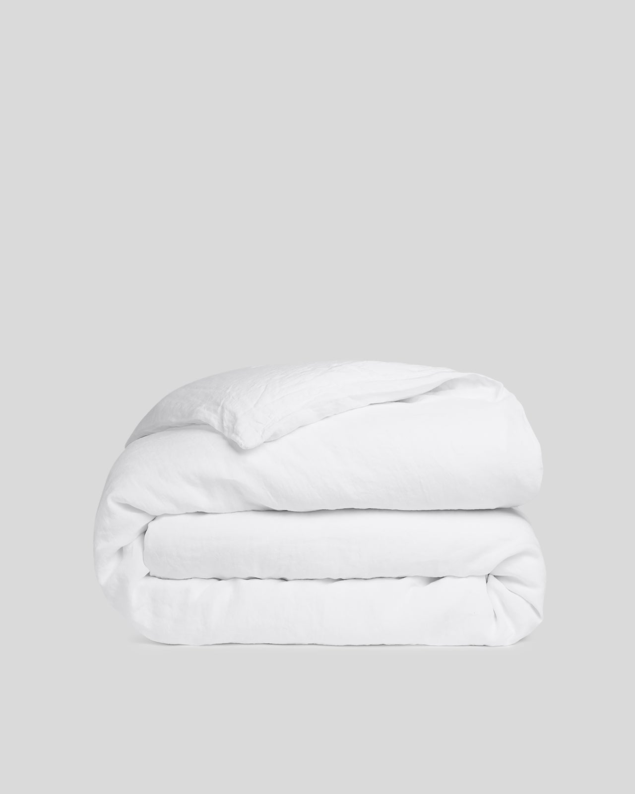 Parachute Linen Duvet Cover (White) - Full/Queen
