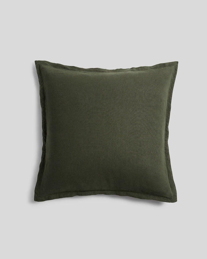 Linen Euro Sham (Evergreen)