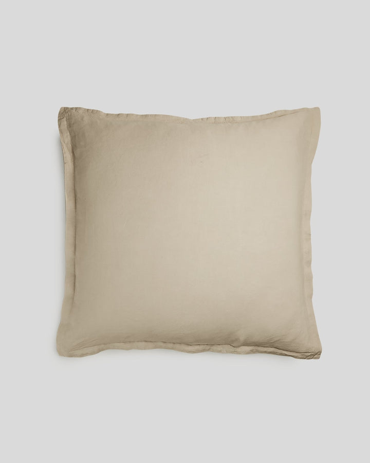 Linen Euro Sham (Toast)