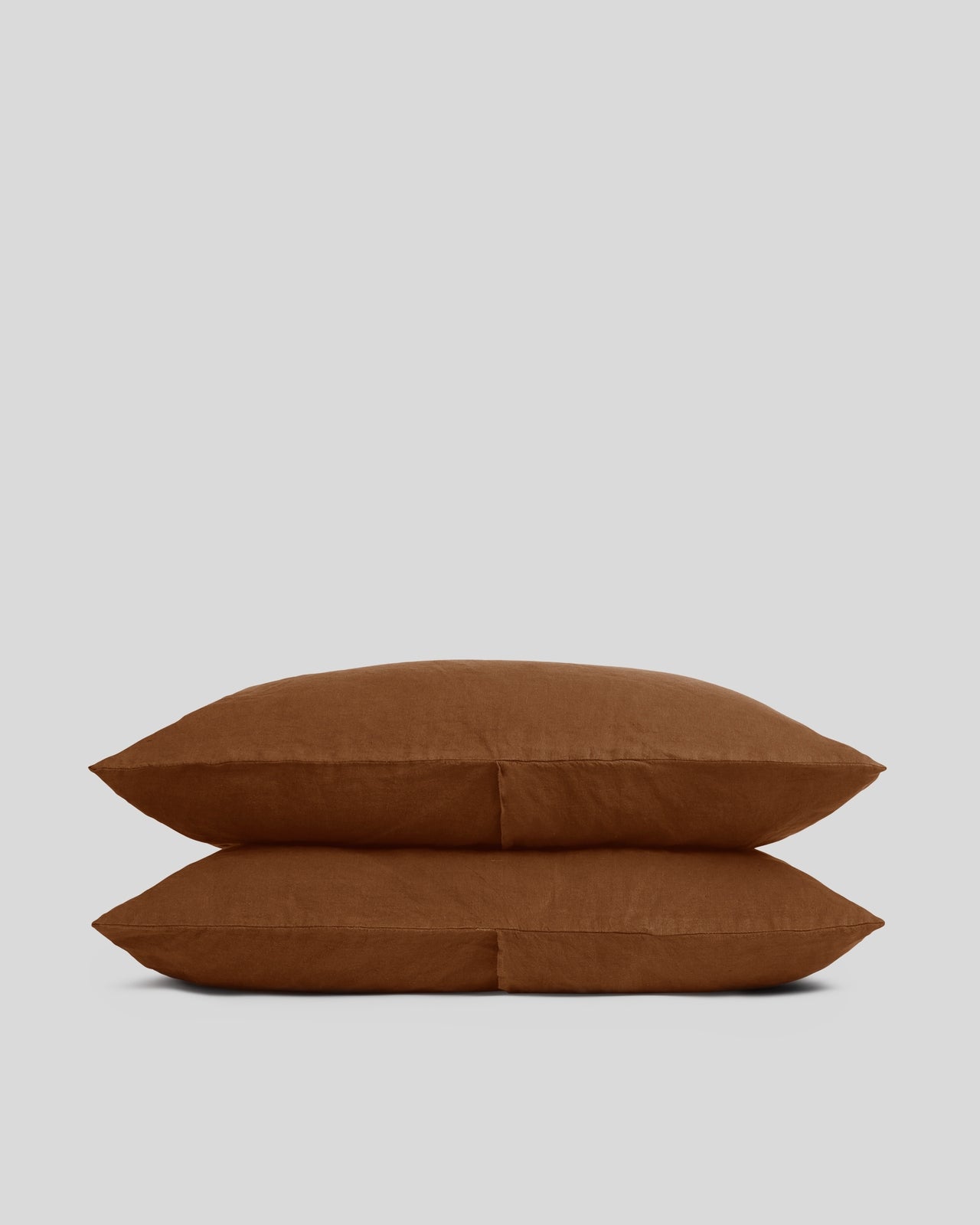 Linen Pillowcase Set (Tobacco)
