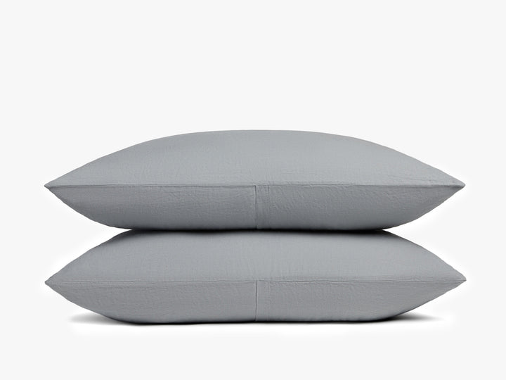 Linen Pillowcase Set - FINAL SALE (Slate Blue)