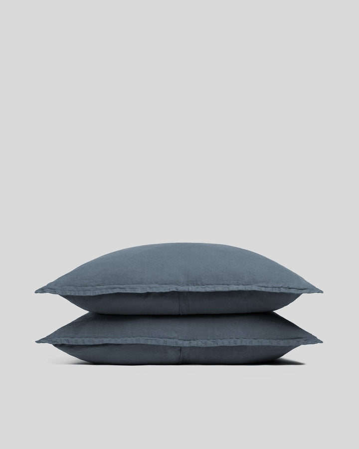 Linen Sham Set (Dusk)