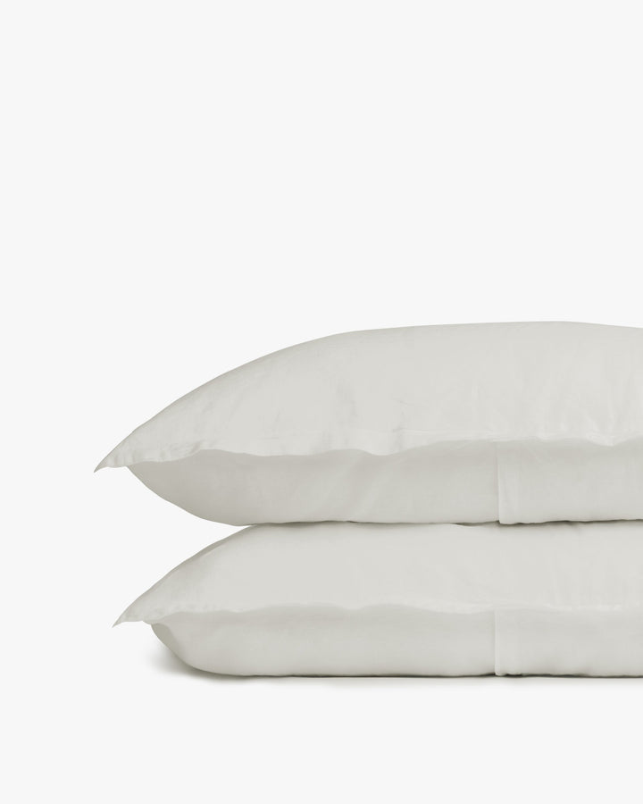 Linen Sham Set (Cream)