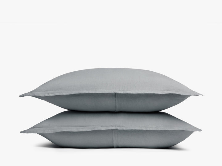 Linen Sham Set - FINAL SALE (Slate Blue)