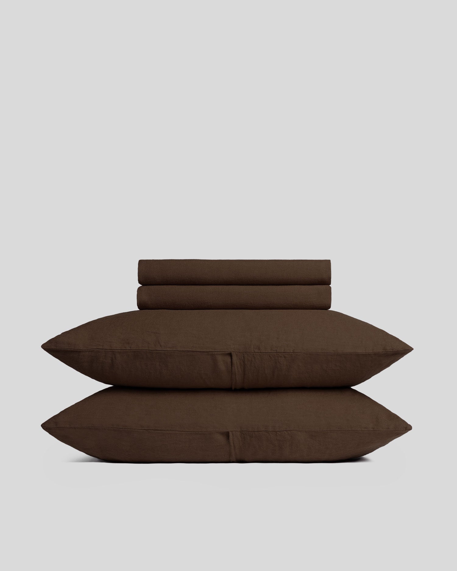 Linen Sheet Set -Java F/Q - Queen / Back Envelope