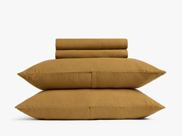 Linen Sheet Set - Honey F/Q
