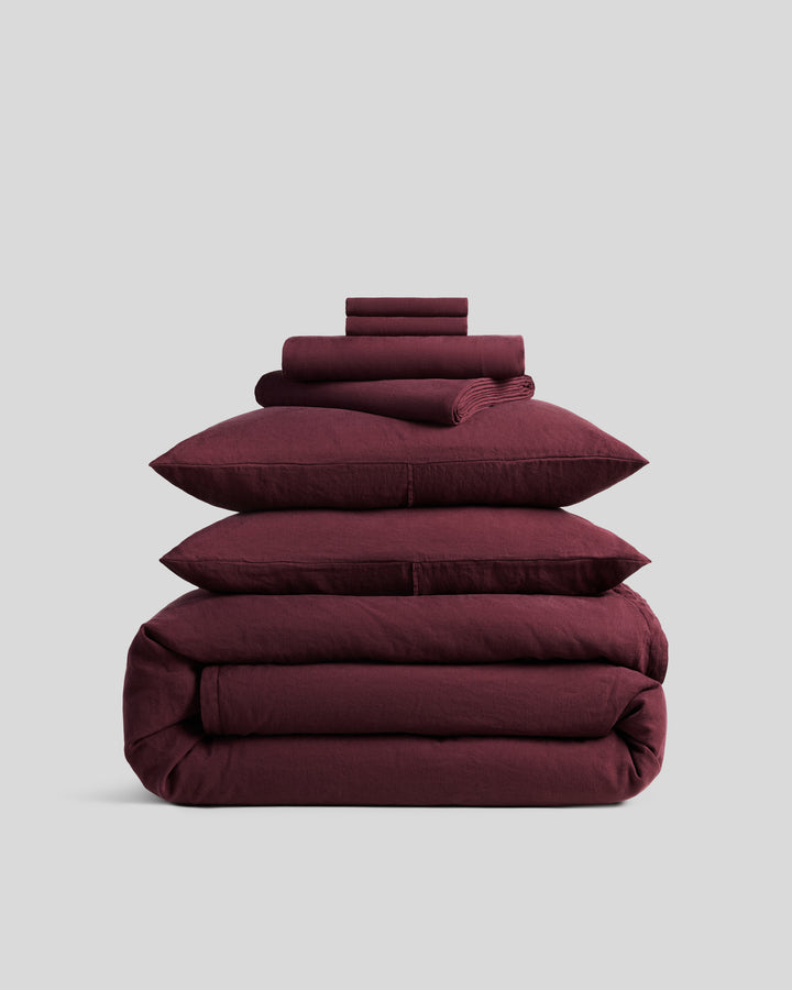 Linen Tencel Bundle - Garnet K/CK