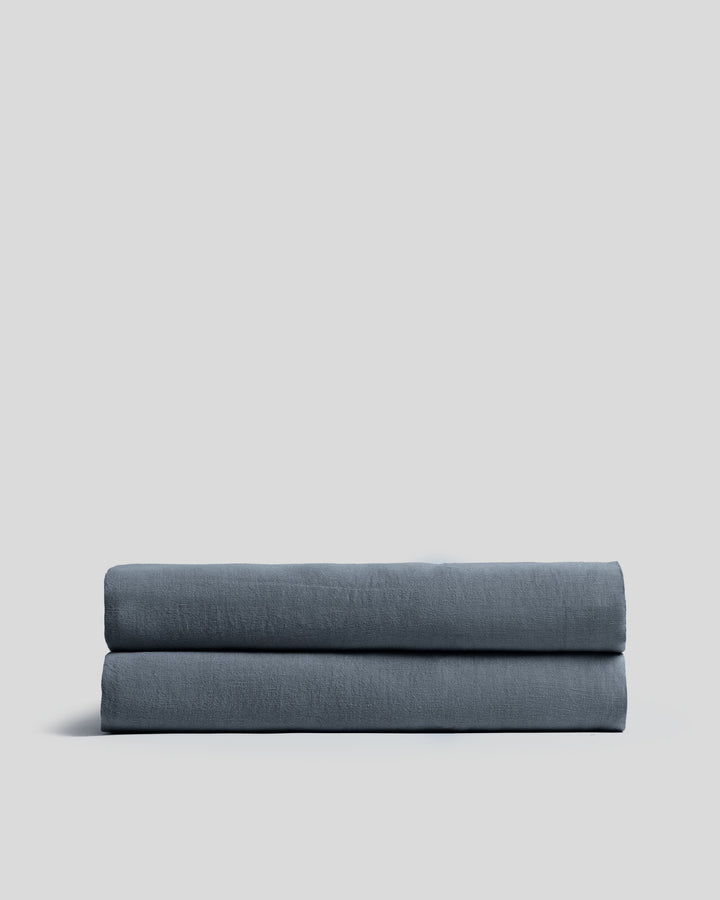 Linen Tencel Fitted Sheet (Dusk)