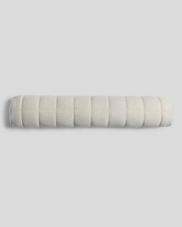 Linen Tencel Jersey Bolster Pillow Cover - FINAL SALE (Heathered Oatmeal)