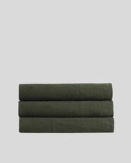 Linen Top Sheet - Evergreen