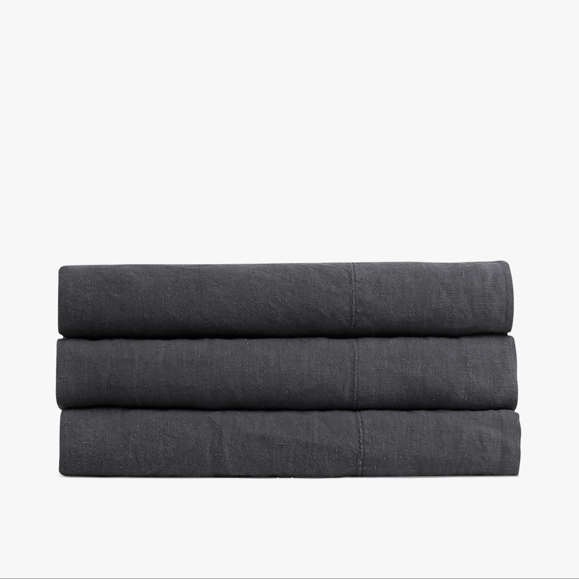 Linen Top Sheet (Coal)