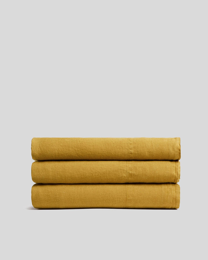 Linen Top Sheet (Marigold)