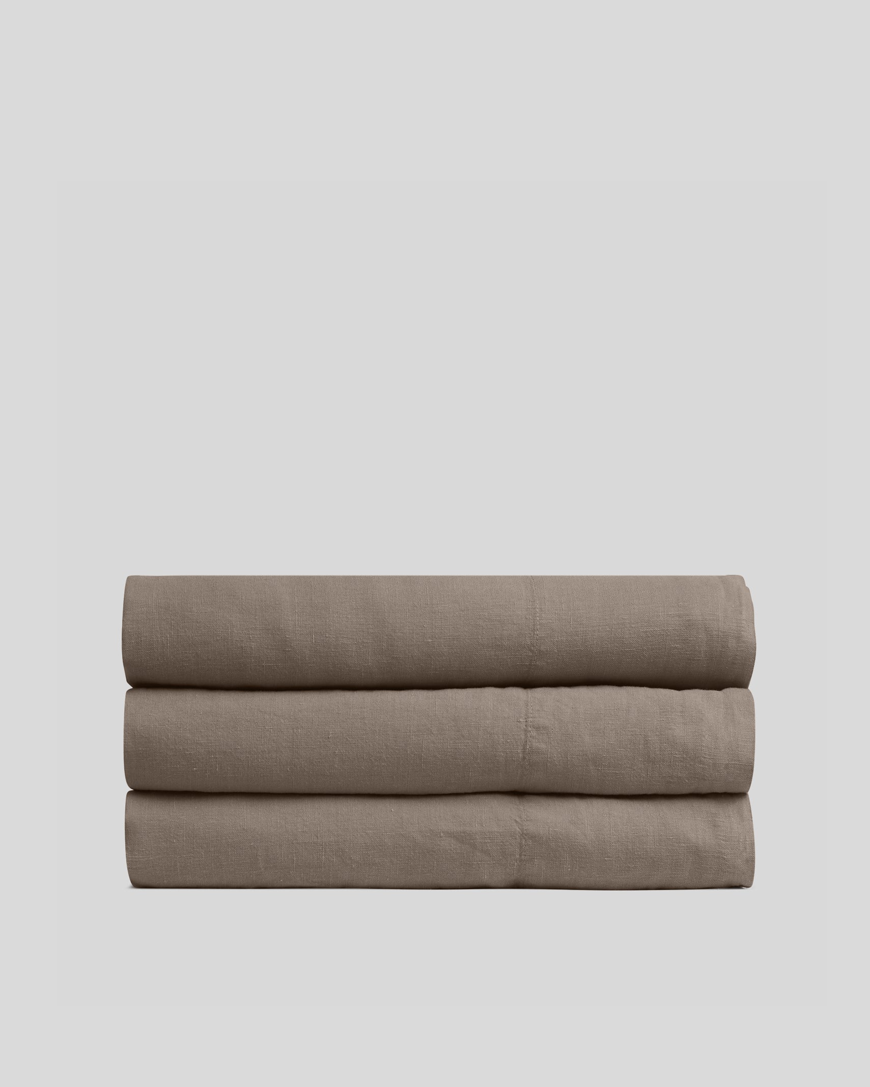 Linen Top Sheet (Tobacco) - Full/Queen / Tobacco