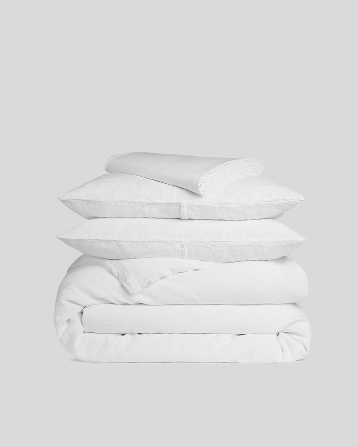 Linen Venice Set - White F/Q