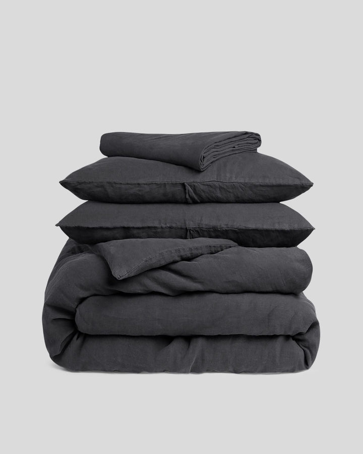 Linen Venice Set - Coal F/Q