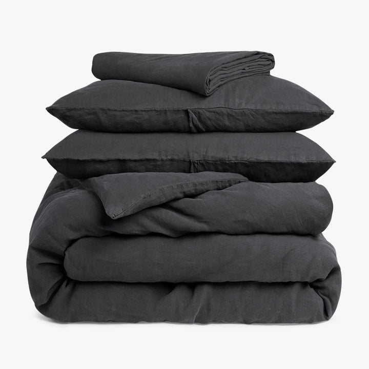 Linen Bundle - Coal K/CK