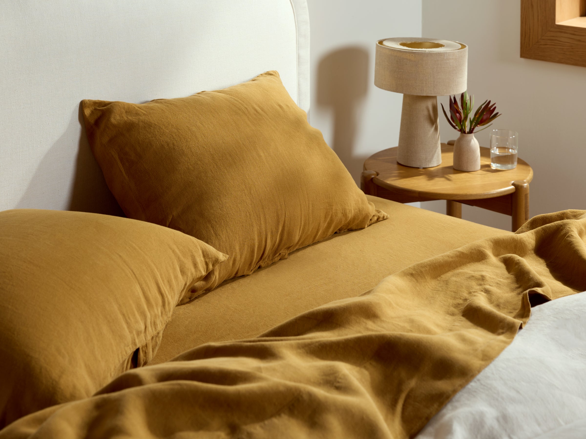 Linen Fitted Sheet - Thumbnail 3