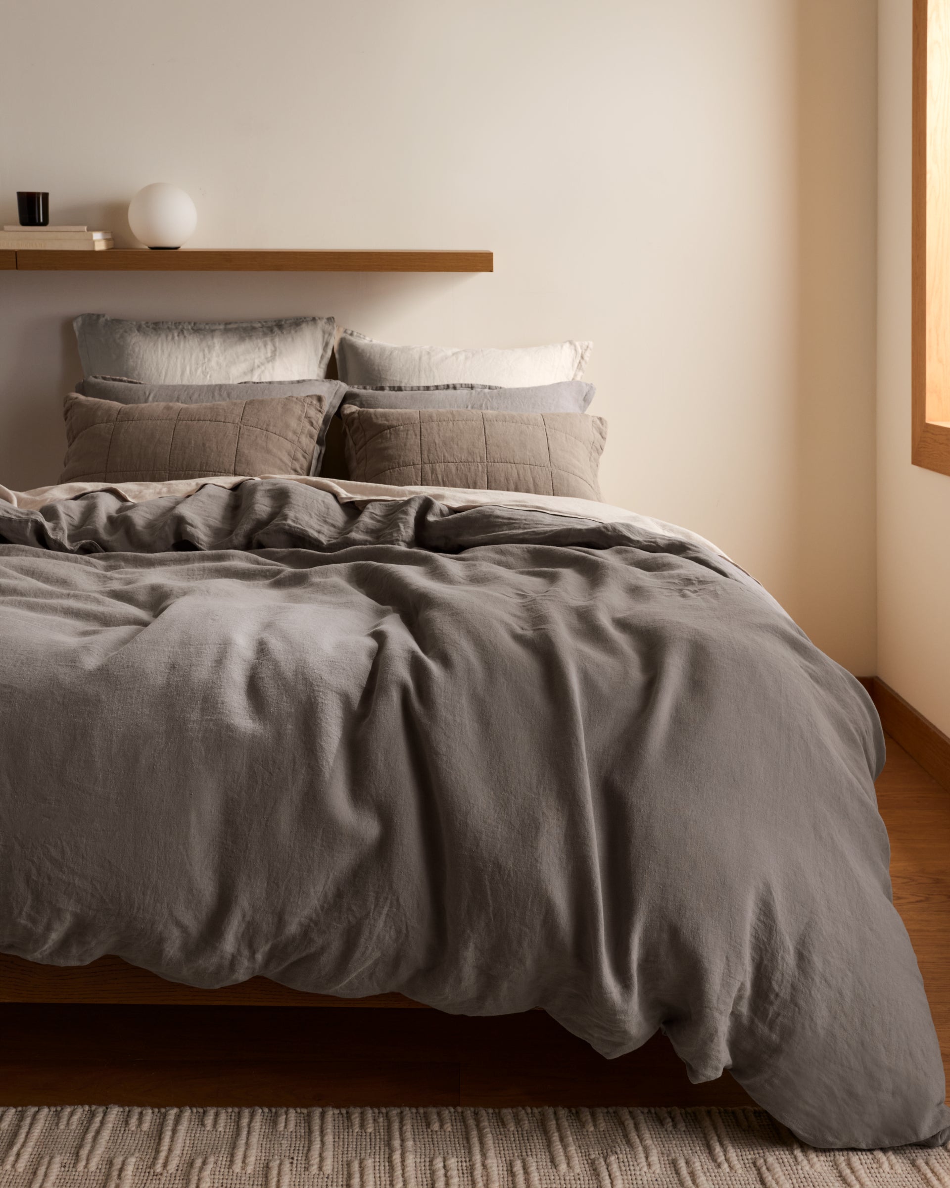 Parachute Cotton-Linen Duvet Cover - Thumbnail 5