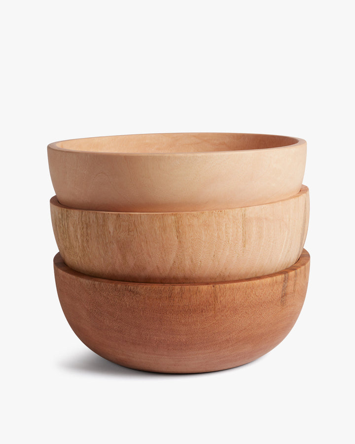 Mango Wood Serving Bowl