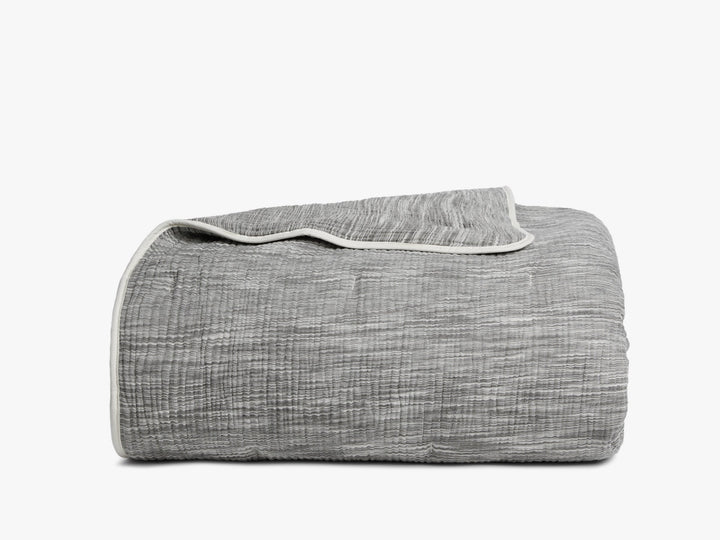 Marble Cloud Cotton Quilt (Grey)
