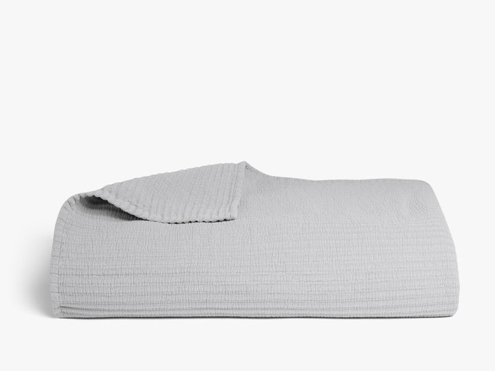 Matelasse Coverlet (Pebble Grey)