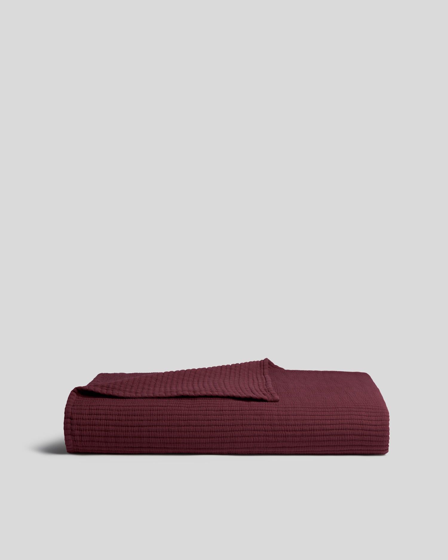 Matelasse Coverlet (Garnet)